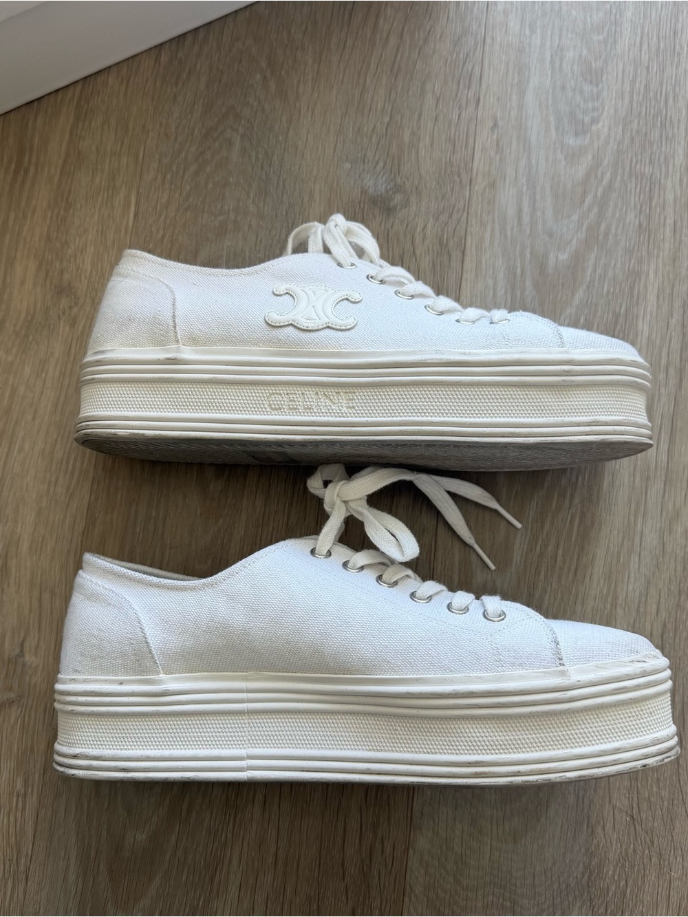 Celine Women's low lace-up sneaker - Picture 3 of 10